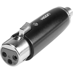 XLR-adapter XLR-honkontakt - RCA-hona Hicon HI-X3CI-FF