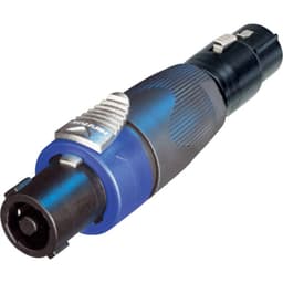 Neutrik Högtalar-adapter Speakon-hane - XLR-honkontakt