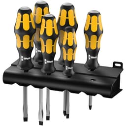 Verkstad Skruvmejsel set 6 delar Wera 932/918/6 Spår,