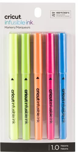 Cricut Brights Infusible bläckpennor med tunn spets 1.0 (5-pack)