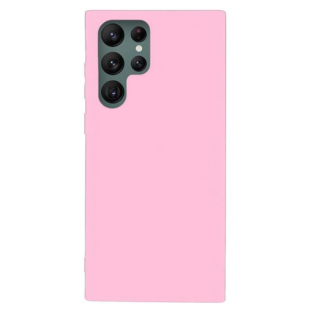 SKALO Samsung S22 Ultra Ultraohut TPU-kuori - Pinkki