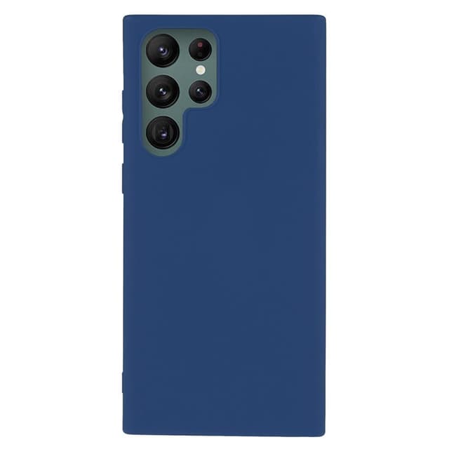SKALO Samsung S22 Ultra Ultraohut TPU-kuori - Sininen