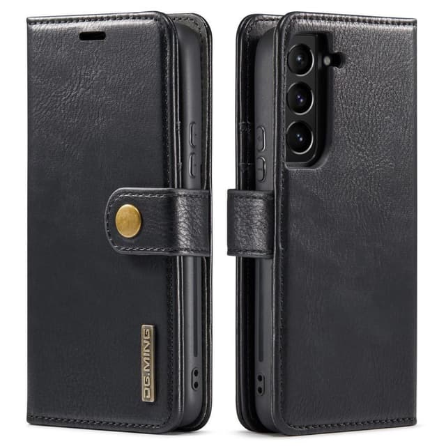 DG MING Samsung S22 2-i-1 Magnet Plånboksfodral - Svart