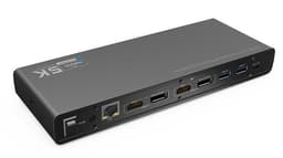 Winstar USB-C -telakointiasema, 4K, Gigabit, DisplayPort, HDMI, Ethern