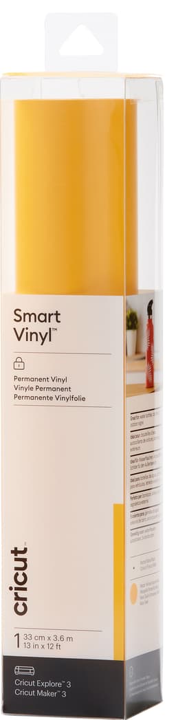 Cricut Smart Vinyl Permanent ark 33 x 366 cm (maize yellow)