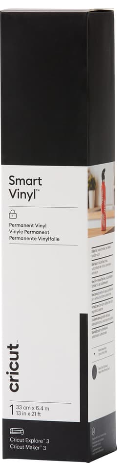 Cricut Smart Vinyl Permanent ark 33 x 640 cm (black)