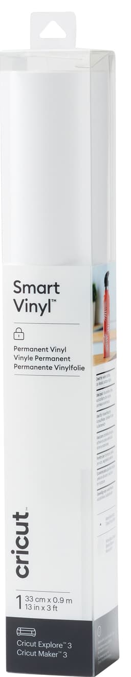 Cricut Smart Vinyl Permanent vinylark 33 x 91cm (hvit)