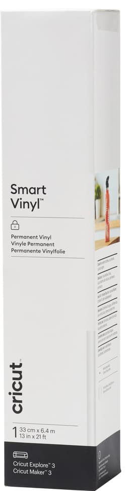 Cricut Smart Vinyl Permanent vinylark 33 x 640 cm (hvit)