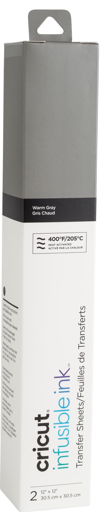 Cricut Infusible Ink overføringsark 2-pk. (varm grå)