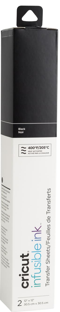 Cricut Infusible Ink overførselsark 2-pak (sort)