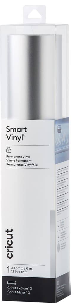 Cricut Smart Vinyl Permanent ark 33 x 366 cm (mat silver)