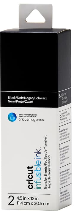 Cricut Infusible Ink overførselsark 2-pak  (sort)