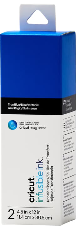 Cricut Infusible Ink siirtoarkit (2 kpl, sininen)