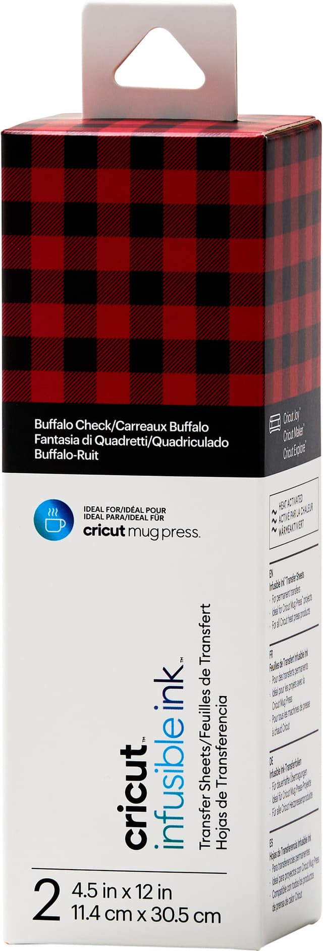 Cricut Infusible Ink överföringsark 2-pack (buffalo check)