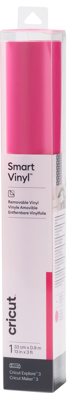 Cricut Smart Vinyl Removable vinylark 33 x 91 cm (festlig rosa)