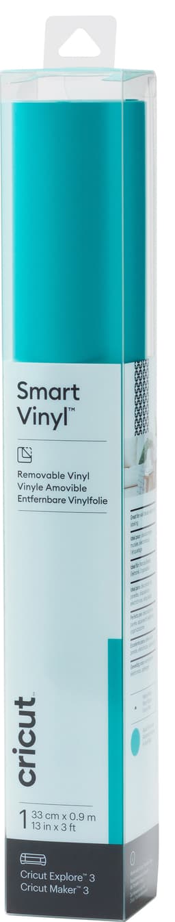 Cricut Smart Vinyl Removable arkki 33 x 91 cm (aqua)