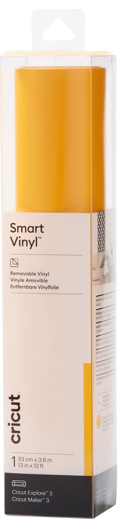 Cricut Smart Vinyl Removable ark 33 x 366 cm (majsgul)