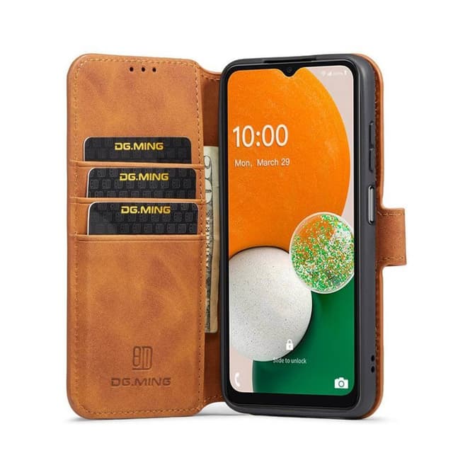 DG-Ming Lommebokdeksel 3-kort Samsung Galaxy A13 4G - Brun
