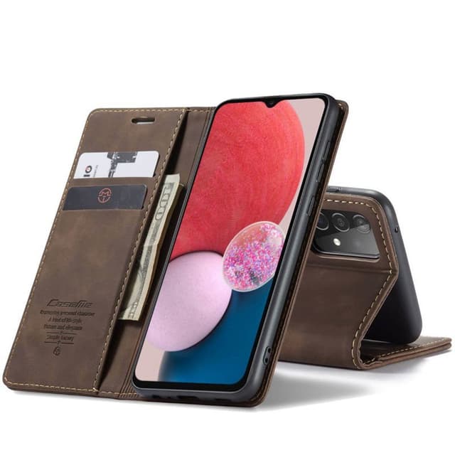 CaseMe Smart Magnet Flipdeksel Samsung Galaxy A13 4G - Coffee