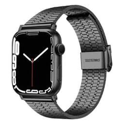 Mesh Rannekoru ruostumatonta terästä  Apple Watch 6  (44mm) - Musta