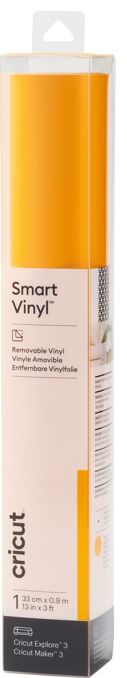 Cricut Smart Vinyl Removable arkki 33 x 91 cm (maissinkeltainen)