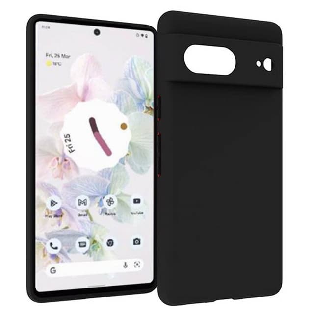 Silikonikuori Google Pixel 7 musta