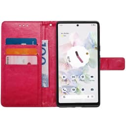 Mobil lommebok 3-kort Google Pixel 6a - Rosa