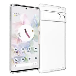 Silikonikotelo läpinäkyvä Google Pixel 7 Pro