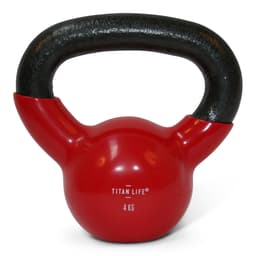 TITAN LIFE Kettlebell 4 Kg., Rød