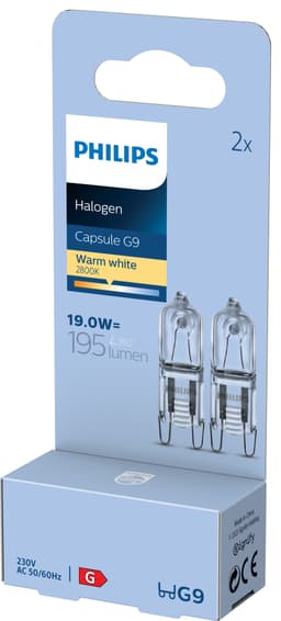 Philips halogenlyspære G9 8719514334755