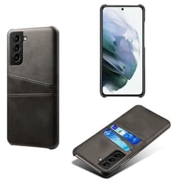 SKALO Samsung S22+ PU-nahkainen Korttikotelo - Musta - Musta