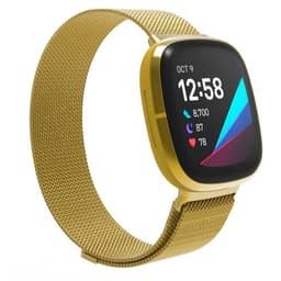 SKALO Milanese Loop to Fitbit Versa 3 - Kulta