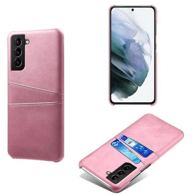 SKALO Samsung S22 PU-nahkainen Korttikotelo - Ruusukulta