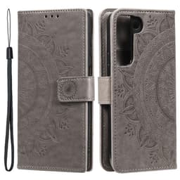 SKALO Samsung S22 Mandala Flip Cover - Grå