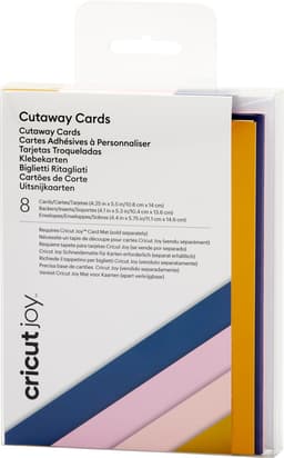 Cricut Joy Cut-Away kortti A2 8 kpl (sade)