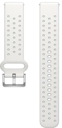 POLAR Silicone klockarmband 20mm S-L (vit)