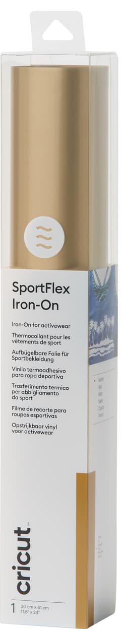 Cricut SportFlex Iron-On ark 30x60cm (guld)