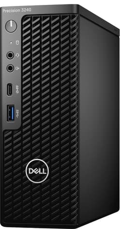 Dell Precision 3240 CFF i7/16/512 GB kompakt stasjonær PC (sort)