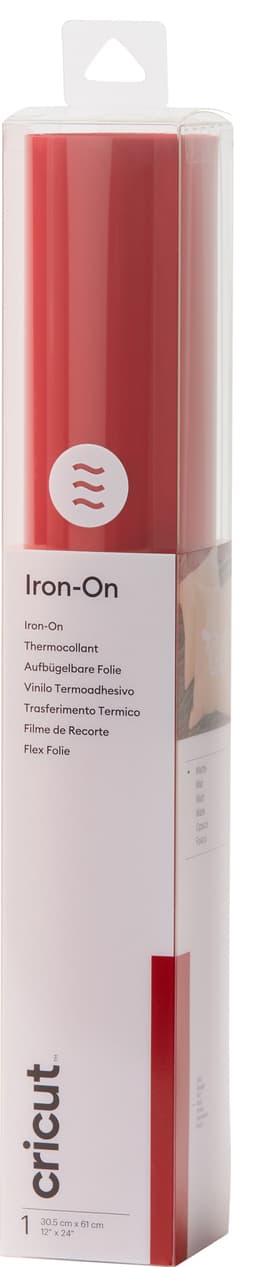 Cricut Everyday Iron-On strykeark 30x60cm (rød)