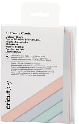 Cricut Joy Cut-Away kort A2 8-pakk (pastel)