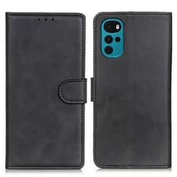 Vintage Lommebok-deksel Motorola Moto G22/Moto E32s 4G - Svart