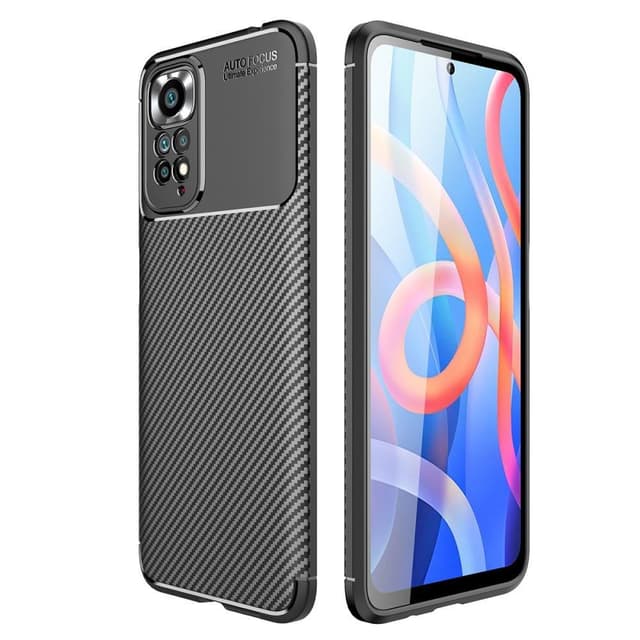 Xiaomi Redmi Note 11 / Note 11S Karbon fiber Texture Skal - Svart