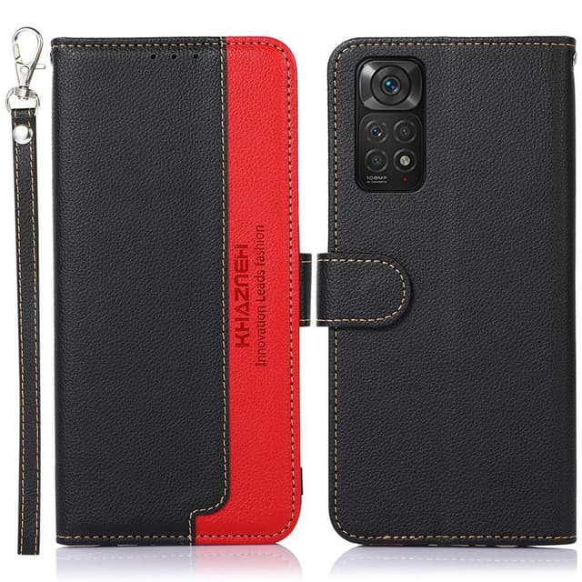 KHAZNEH Xiaomi Redmi Note 11 / Note 11S Plånboksfodral - Svart