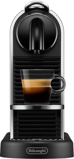 Nespresso CitiZ kaffemaskine fra Delonghi EN220M (platin/titanium)