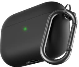 PodSkinz HybridShell AirPods Pro nyckelringsfodral (svart)