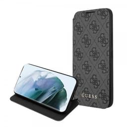 Guess Samsung Galaxy S22 Kotelo 4G Logo Harmaa