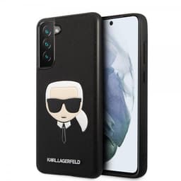 Karl Lagerfeld Samsung Galaxy S21 FE Kuori Saffiano Karl Musta