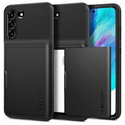 Spigen Samsung Galaxy S21 FE Kuori Slim Armor CS Musta