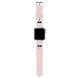 Karl Lagerfeld Apple Watch 38/40/41mm Ranneke Karl & Choupette Vaaleanpunainen