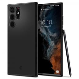Spigen Samsung Galaxy S22 Ultra Kuori Thin Fit Musta